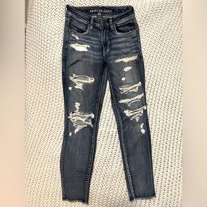 American Eagle ripped jeans